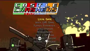 Castle Crashers (USA) (v1.01) (Update) screen shot title